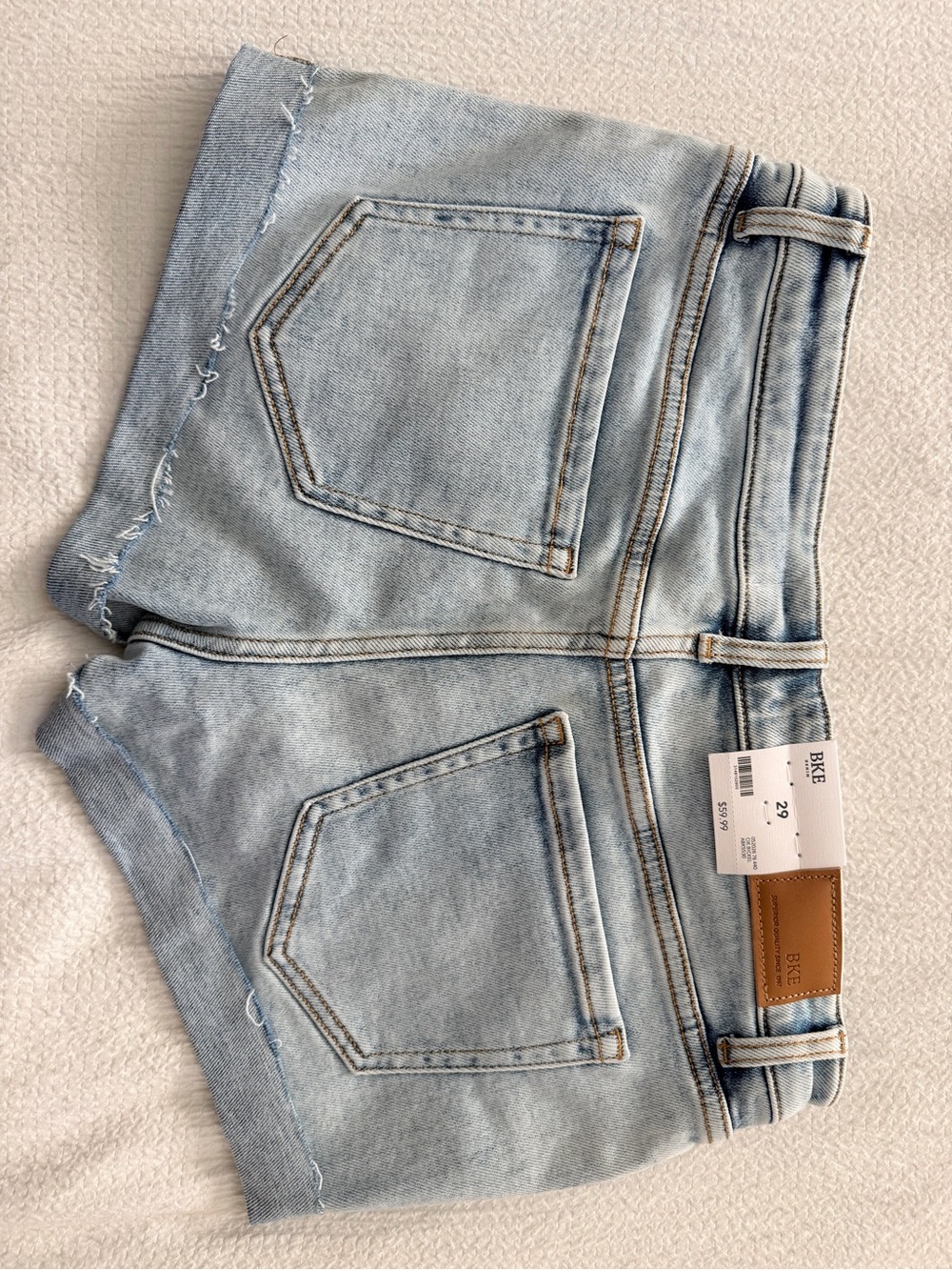 BKE Light Wash DenimShorts